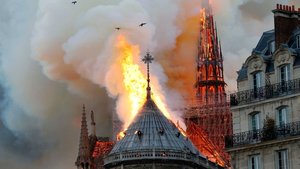 The Fire of the Notre Dame Cathedral in Paris